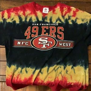 Tye-dye San Fransisco 49er's T-shirt